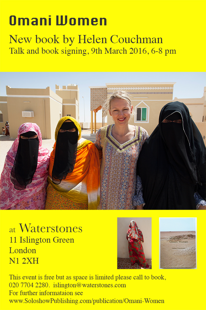 Omani Women. Waterstones book talk and signing. 9 March 2016 40x60 poster for website 2